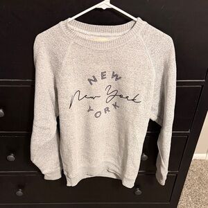 Gray New York Graphic Sweatshirt | Sz S